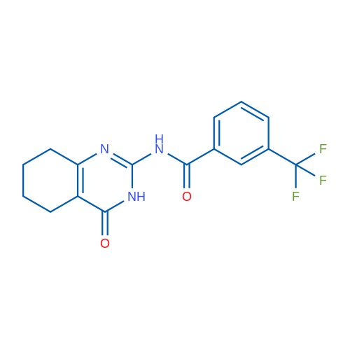 N-(4-Oxo-3,4,5,6,7,8-hexahydroquinazolin-2-yl)-3-(trifluoromethyl)benzamide 1g