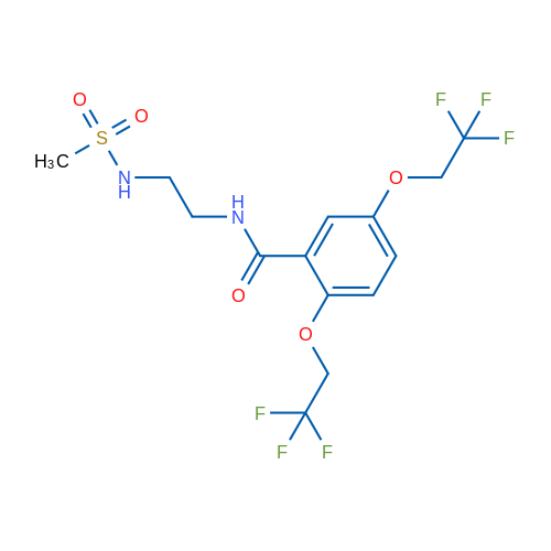 N-(2-Methanesulfonamidoethyl)-2,5-bis(2,2,2-trifluoroethoxy)benzamide 1g