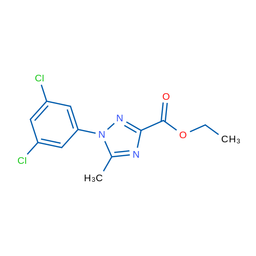 Ethyl 1-(3,5-dichlorophenyl)-5-methyl-1H-1,2,4-triazole-3-carboxylate 1g