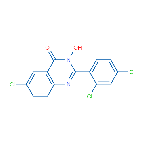 6-Chloro-2-(2,4-dichlorophenyl)-3-hydroxy-3,4-dihydroquinazolin-4-one 1g