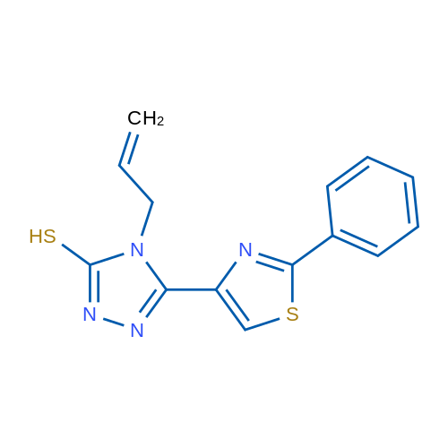 5-(2-Phenyl-1,3-thiazol-4-yl)-4-(prop-2-en-1-yl)-4H-1,2,4-triazole-3-thiol 1g