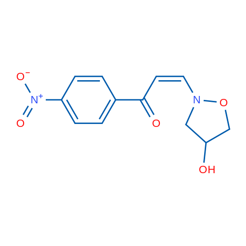 (2Z)-3-(4-Hydroxy-1,2-oxazolidin-2-yl)-1-(4-nitrophenyl)prop-2-en-1-one 1g