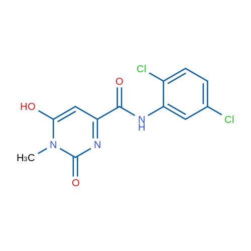 N-(2,5-Dichlorophenyl)-6-hydroxy-1-methyl-2-oxo-1,2-dihydropyrimidine-4-carboxamide 1g