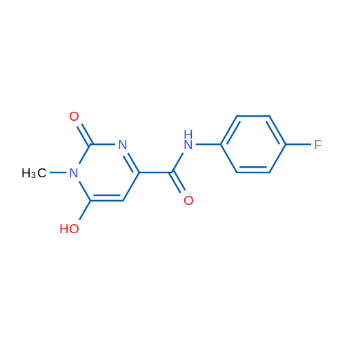 N-(4-Fluorophenyl)-6-hydroxy-1-methyl-2-oxo-1,2-dihydropyrimidine-4-carboxamide 1g