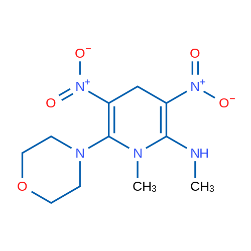 N,1-Dimethyl-6-(morpholin-4-yl)-3,5-dinitro-1,4-dihydropyridin-2-amine 1g
