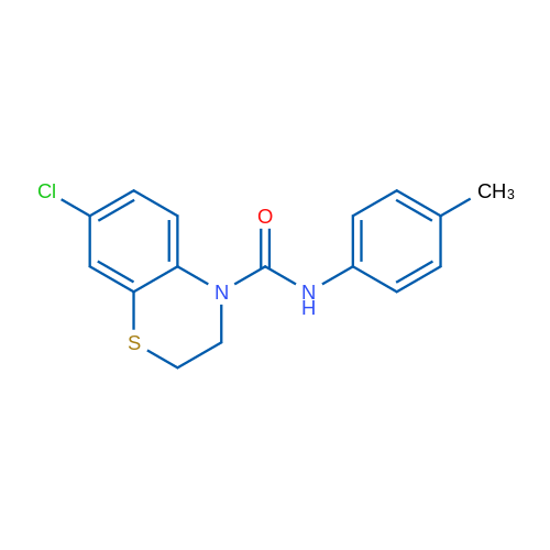 7-Chloro-N-(4-methylphenyl)-3,4-dihydro-2H-1,4-benzothiazine-4-carboxamide 1g