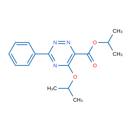 Propan-2-yl 3-phenyl-5-(propan-2-yloxy)-1,2,4-triazine-6-carboxylate 1g