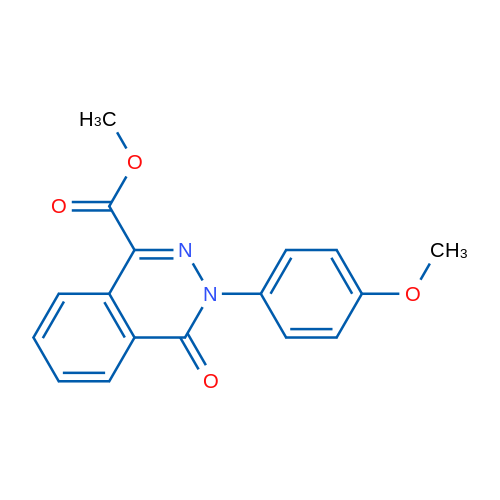 Methyl 3-(4-methoxyphenyl)-4-oxo-3,4-dihydrophthalazine-1-carboxylate 1g