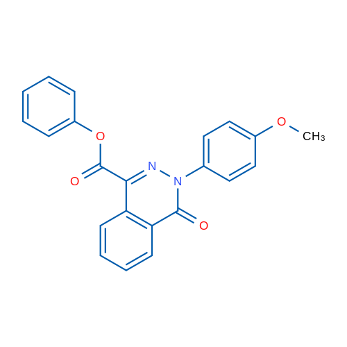 Phenyl 3-(4-methoxyphenyl)-4-oxo-3,4-dihydrophthalazine-1-carboxylate 1g