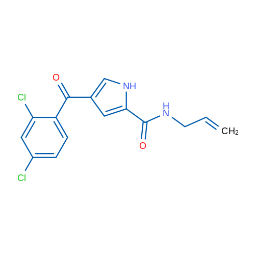 4-(2,4-Dichlorobenzoyl)-N-(prop-2-en-1-yl)-1H-pyrrole-2-carboxamide 1g