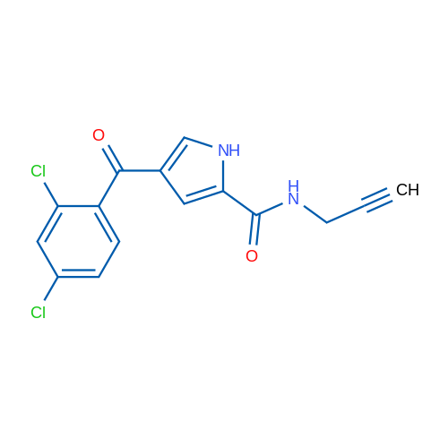 4-(2,4-Dichlorobenzoyl)-N-(prop-2-yn-1-yl)-1H-pyrrole-2-carboxamide 1g