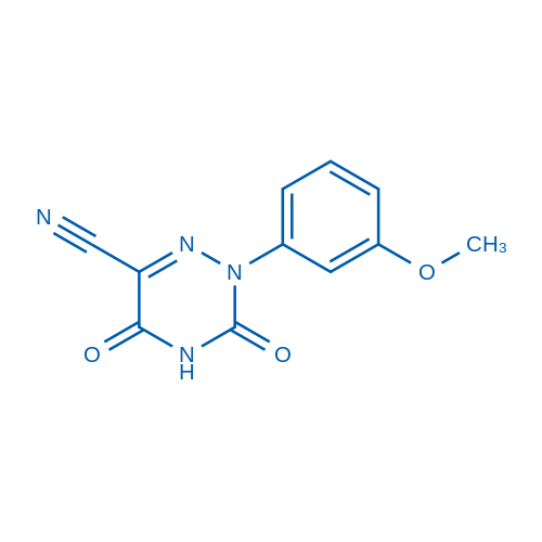 2-(3-Methoxyphenyl)-3,5-dioxo-2,3,4,5-tetrahydro-1,2,4-triazine-6-carbonitrile 5g
