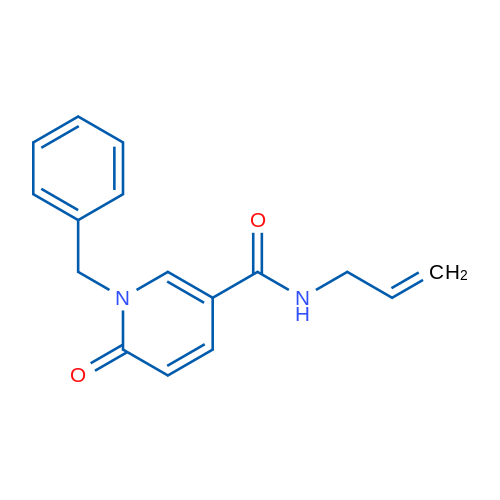 1-Benzyl-6-oxo-N-(prop-2-en-1-yl)-1,6-dihydropyridine-3-carboxamide 1g