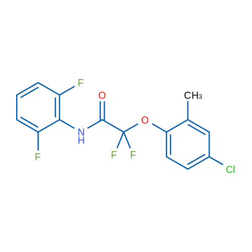 2-(4-Chloro-2-methylphenoxy)-N-(2,6-difluorophenyl)-2,2-difluoroacetamide 1g