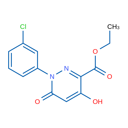 Ethyl 1-(3-chlorophenyl)-4-hydroxy-6-oxo-1,6-dihydropyridazine-3-carboxylate 1g