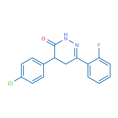 4-(4-Chlorophenyl)-6-(2-fluorophenyl)-2,3,4,5-tetrahydropyridazin-3-one 1g