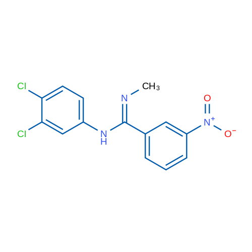 (E)-N-(3,4-Dichlorophenyl)-N'-methyl-3-nitrobenzene-1-carboximidamide 1g