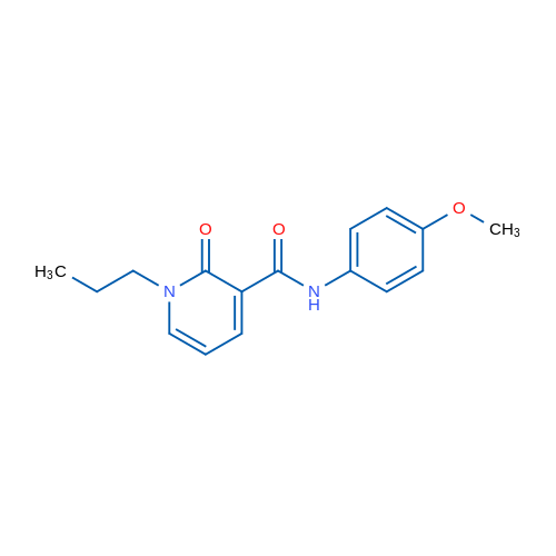 N-(4-Methoxyphenyl)-2-oxo-1-propyl-1,2-dihydropyridine-3-carboxamide 1g