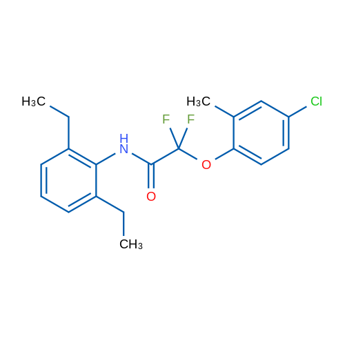 2-(4-Chloro-2-methylphenoxy)-N-(2,6-diethylphenyl)-2,2-difluoroacetamide 1g