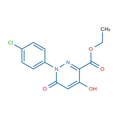 Ethyl 1-(4-chlorophenyl)-4-hydroxy-6-oxo-1,6-dihydropyridazine-3-carboxylate 1g