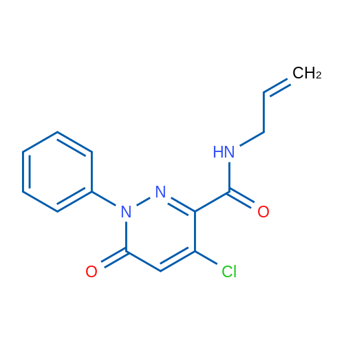 4-Chloro-6-oxo-1-phenyl-N-(prop-2-en-1-yl)-1,6-dihydropyridazine-3-carboxamide 1g