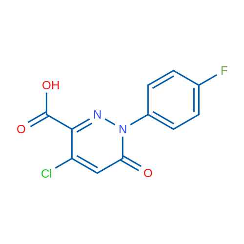 4-Chloro-1-(4-fluorophenyl)-6-oxo-1,6-dihydropyridazine-3-carboxylic acid 1g
