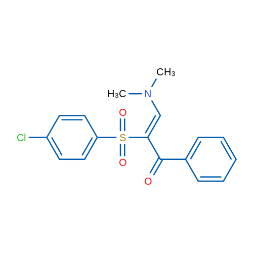 (2Z)-2-(4-Chlorobenzenesulfonyl)-3-(dimethylamino)-1-phenylprop-2-en-1-one 1g