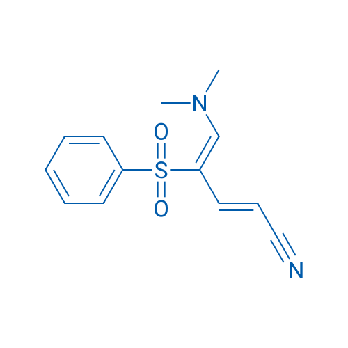 (2E,4Z)-4-(Benzenesulfonyl)-5-(dimethylamino)penta-2,4-dienenitrile 1g
