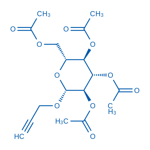 (2R,3R,4S,5R,6R)-2-(Acetoxymethyl)-6-(prop-2-yn-1-yloxy)tetrahydro-2H-pyran-3,4,5-triyl triacetate 1g
