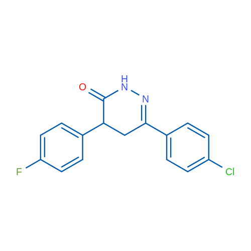 6-(4-Chlorophenyl)-4-(4-fluorophenyl)-2,3,4,5-tetrahydropyridazin-3-one 1g