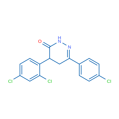 6-(4-Chlorophenyl)-4-(2,4-dichlorophenyl)-2,3,4,5-tetrahydropyridazin-3-one 1g