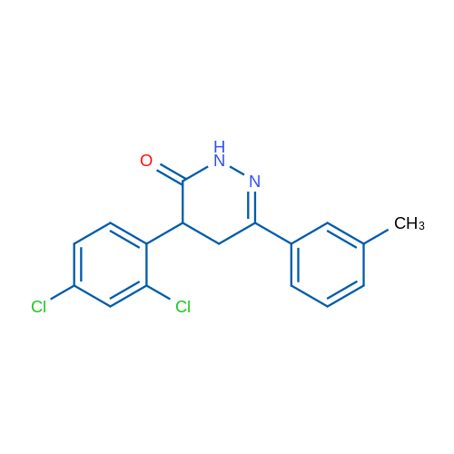 4-(2,4-Dichlorophenyl)-6-(3-methylphenyl)-2,3,4,5-tetrahydropyridazin-3-one 1g