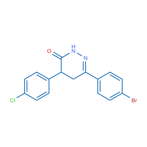 6-(4-Bromophenyl)-4-(4-chlorophenyl)-2,3,4,5-tetrahydropyridazin-3-one 1g