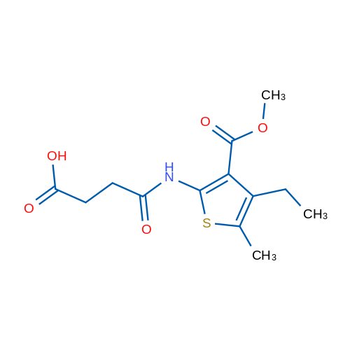 4-((4-Ethyl-3-(methoxycarbonyl)-5-methylthiophen-2-yl)amino)-4-oxobutanoic acid 1g