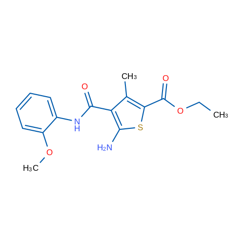 Ethyl 5-amino-4-((2-methoxyphenyl)carbamoyl)-3-methylthiophene-2-carboxylate 1g
