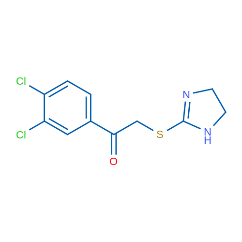 1-(3,4-Dichlorophenyl)-2-((4,5-dihydro-1H-imidazol-2-yl)thio)ethanone 1g