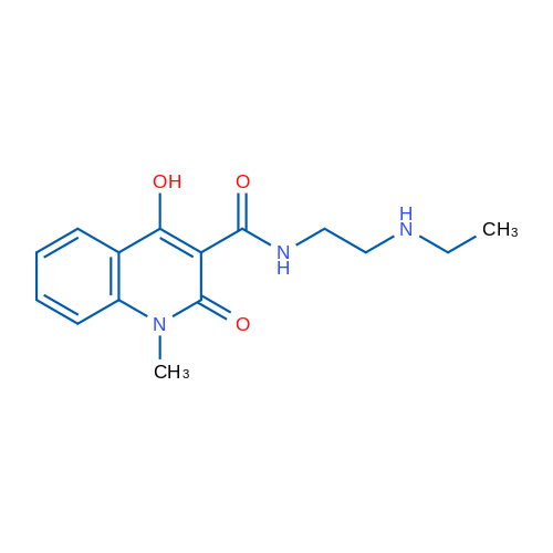 N-(2-(Ethylamino)ethyl)-4-hydroxy-1-methyl-2-oxo-1,2-dihydroquinoline-3-carboxamide 1g