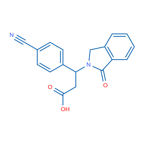 3-(4-Cyanophenyl)-3-(1-oxo-2,3-dihydro-1H-isoindol-2-yl)propanoic acid 1g
