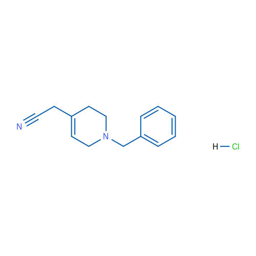 2-(1-Benzyl-1,2,3,6-tetrahydropyridin-4-yl)acetonitrile hydrochloride 1g