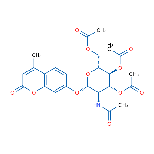 (2R,3S,4R,5R,6S)-5-Acetamido-2-(acetoxymethyl)-6-((4-methyl-2-oxo-2H-chromen-7-yl)oxy)tetrahydro-2H-pyran-3,4-diyl diacetate 1g