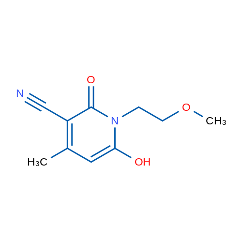 6-Hydroxy-1-(2-methoxyethyl)-4-methyl-2-oxo-1,2-dihydropyridine-3-carbonitrile 5g