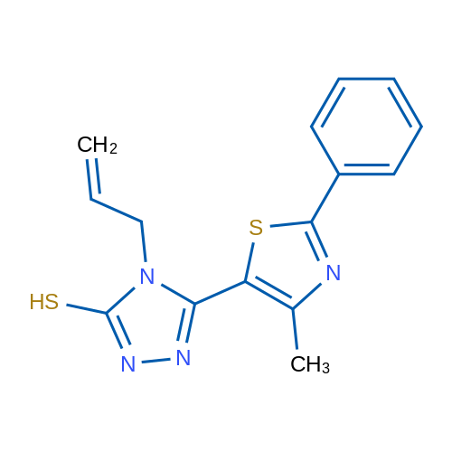 5-(4-Methyl-2-phenyl-1,3-thiazol-5-yl)-4-(prop-2-en-1-yl)-4H-1,2,4-triazole-3-thiol 1g