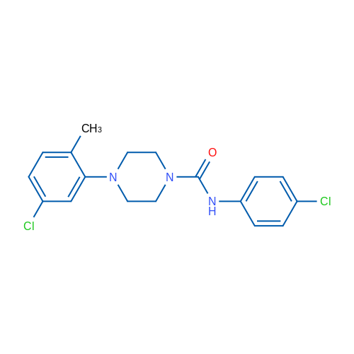 4-(5-Chloro-2-methylphenyl)-N-(4-chlorophenyl)piperazine-1-carboxamide 1g