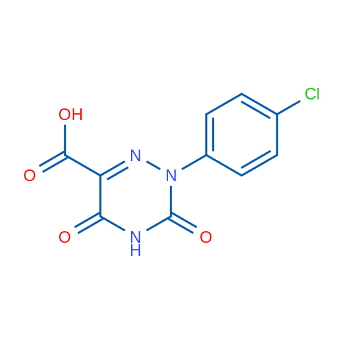 2-(4-Chlorophenyl)-3,5-dioxo-2,3,4,5-tetrahydro-1,2,4-triazine-6-carboxylic acid 1g
