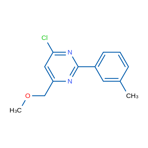4-Chloro-6-(methoxymethyl)-2-(m-tolyl)pyrimidine 1g