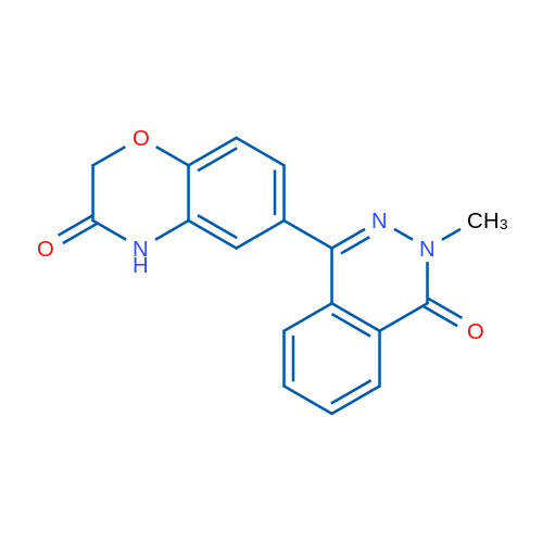 6-(3-Methyl-4-oxo-3,4-dihydrophthalazin-1-yl)-3,4-dihydro-2H-1,4-benzoxazin-3-one 1g