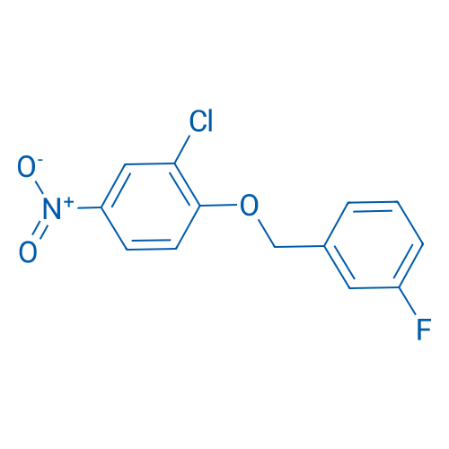 2-Chloro-1-((3-fluorobenzyl)oxy)-4-nitrobenzene 5g