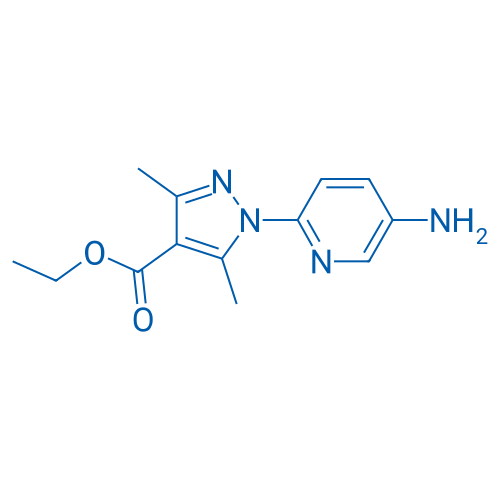 Ethyl 1-(5-amino-2-pyridinyl)-3,5-dimethyl-1H-pyrazole-4-carboxylate 5g