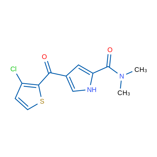 4-(3-Chlorothiophene-2-carbonyl)-N,N-dimethyl-1H-pyrrole-2-carboxamide 1g
