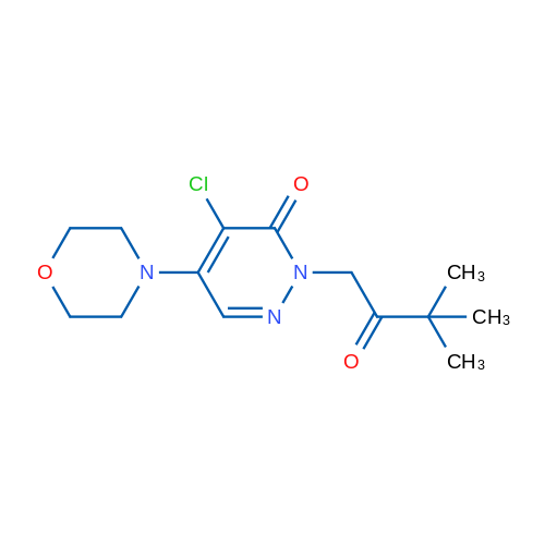 4-Chloro-2-(3,3-dimethyl-2-oxobutyl)-5-(morpholin-4-yl)-2,3-dihydropyridazin-3-one 1g